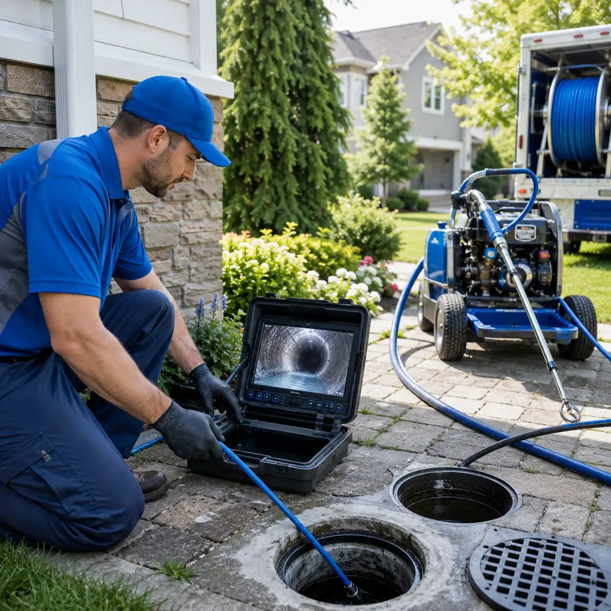 Outdoor drain cleaning professionals serving Marshall, MI
