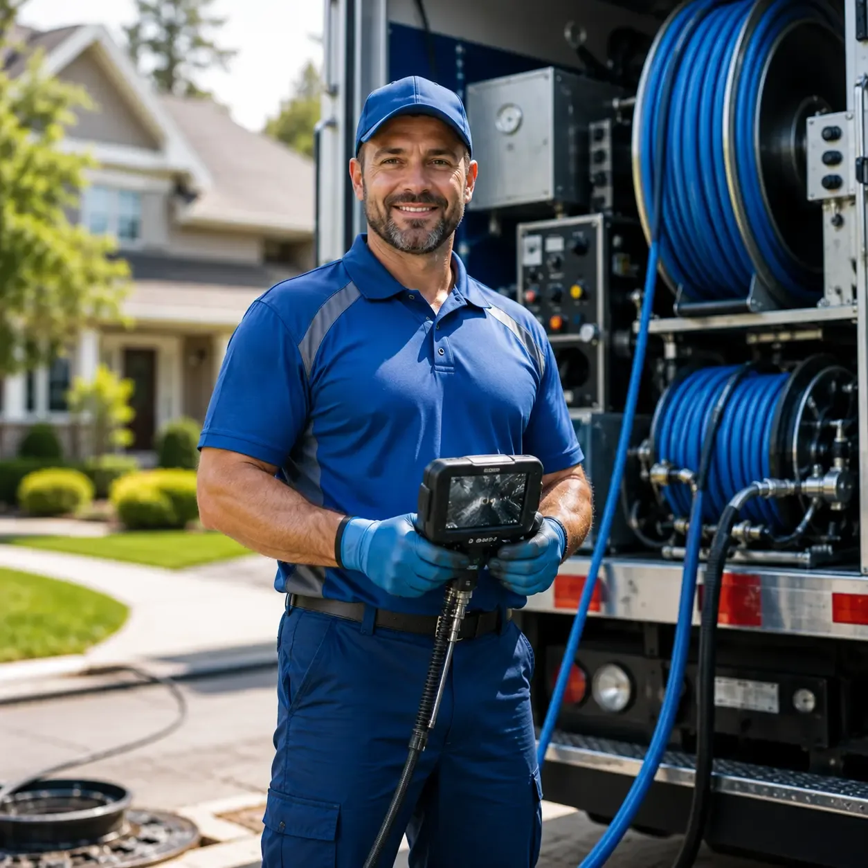 Local outdoor drain cleaning specialists in Marshall, MI